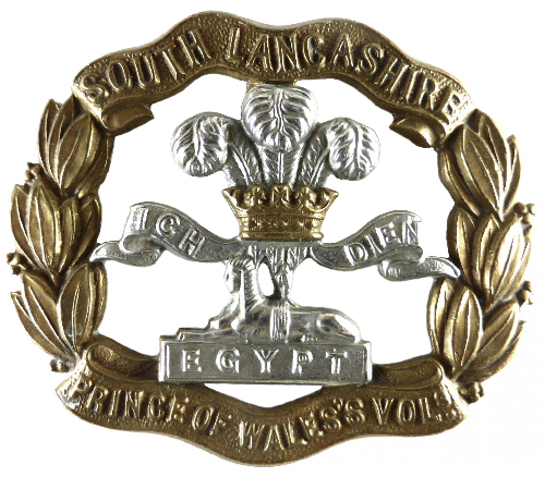 south lancashire regiment cap badge